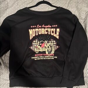 Los Angeles Motorcycle Black Sweater
